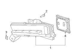 FRONT LAMPS. DAYTIME RUNNING LAMP COMPONENTS.