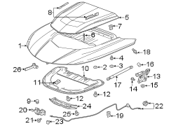 Image of Hood Panel image for your 1996 Chevrolet Camaro   