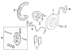 FRONT SUSPENSION. BRAKE COMPONENTS.