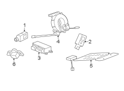 RESTRAINT SYSTEMS. AIR BAG COMPONENTS.