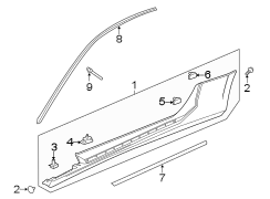 Image of Rocker Panel Guard image for your 2001 Chevrolet Camaro   