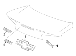 TRUNK LID. EXTERIOR TRIM.