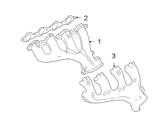 EXHAUST SYSTEM. MANIFOLD.