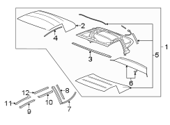 CONVERTIBLE/SOFT top. Cover & components.