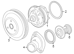 Engine Water Pump Pulley