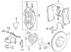 Image of Brake Hydraulic Hose (Front) image for your 2000 Chevrolet Camaro   