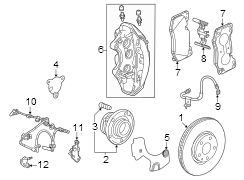 Image of Brake Hydraulic Hose (Front) image for your 1995 Chevrolet Camaro   