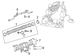 Fuel system components.