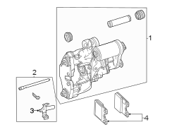 Image of Pin. Brake. A clip which snap onto. image for your 2019 GMC Canyon   