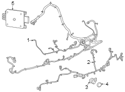 Parking Aid System Wiring Harness