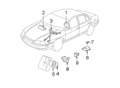 RESTRAINT SYSTEMS. AIR BAG COMPONENTS.