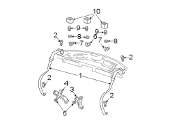 RESTRAINT SYSTEMS. REAR SEAT BELTS.