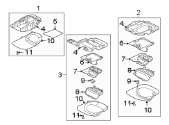 Image of Overhead Console image for your 2002 GMC Envoy XL   