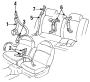 RESTRAINT SYSTEMS. FRONT SEAT BELTS.