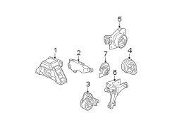 ENGINE / TRANSAXLE. ENGINE & TRANS MOUNTING.