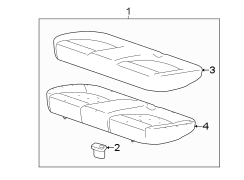 Seat Cushion Foam (Lower)