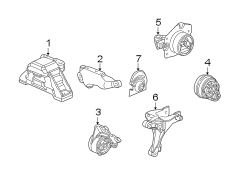 ENGINE / TRANSAXLE. ENGINE & TRANS MOUNTING.