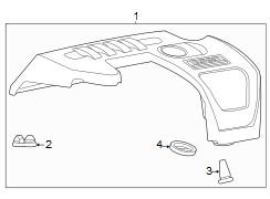 Engine / transaxle. Engine appearance cover.