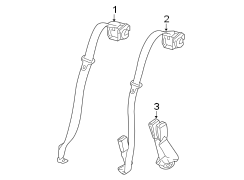 RESTRAINT SYSTEMS. REAR SEAT BELTS.