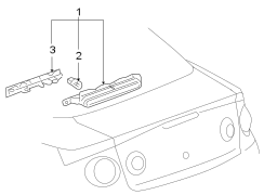 REAR LAMPS. HIGH MOUNTED STOP LAMP.