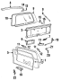 Gate ASSEMBLY. Outer panel. Included with: Gate.