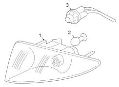 FRONT LAMPS. PARK & SIGNAL LAMPS.