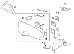 Quarter panel & components.