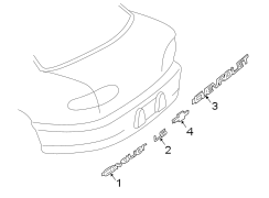 TRUNK LID. EXTERIOR TRIM.