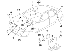 Image of Engine Decal image for your 2016 Chevrolet Silverado   