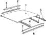 Molding Assembly - Drip. (Right, Front, Rear)