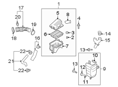 ENGINE / TRANSAXLE. AIR INTAKE.