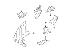 ENGINE / TRANSAXLE. ENGINE & TRANS MOUNTING.