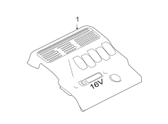 ENGINE / TRANSAXLE. ENGINE APPEARANCE COVER.