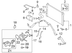 RADIATOR & COMPONENTS.