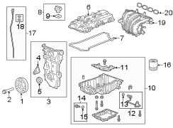 ENGINE / TRANSAXLE. ENGINE PARTS.