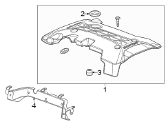 ENGINE / TRANSAXLE. ENGINE APPEARANCE COVER.