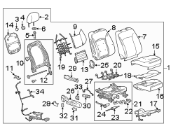 SEATS & TRACKS. PASSENGER SEAT COMPONENTS.