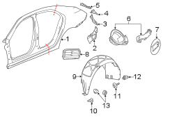 Quarter panel & components.