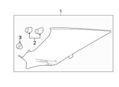 QUARTER PANEL. INTERIOR TRIM.