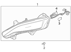 Front lamps. Signal lamps.