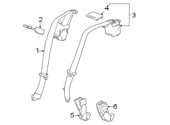 RESTRAINT SYSTEMS. REAR SEAT BELTS.