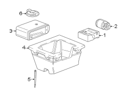 REAR BODY & FLOOR. INFLATOR COMPONENTS.