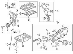 ENGINE / TRANSAXLE. ENGINE PARTS.