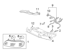 FRONT LAMPS. HEADLAMP COMPONENTS.