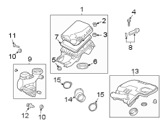 ENGINE / TRANSAXLE. AIR INTAKE.