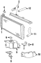 Recovery tank bracket. 