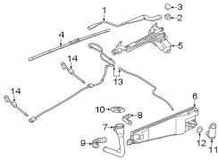 WINDSHIELD. WIPER & WASHER COMPONENTS.