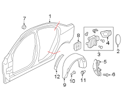 QUARTER PANEL & COMPONENTS.