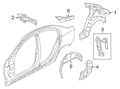 QUARTER PANEL. INNER STRUCTURE.