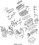 Engine. Gasket Package. Overhaul Gasket Set. (Lower). Includes: Lower Engine.